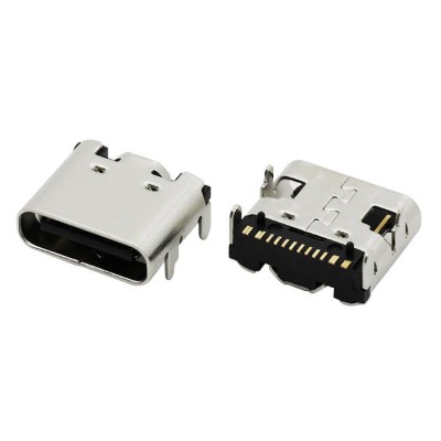 Type C Connector 16 Pin Female Right Angle USB 3.1 Version Socket receptacle Female